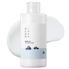 ROUND LAB 1025 Dokdo Lotion — bouteille élégante et hydratation durable.