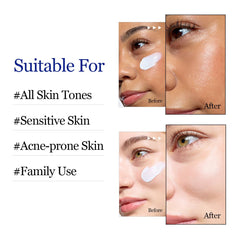 Visuel sans fini blanc du ROUND LAB Birch Juice UV Lock SPF45 sur la peau