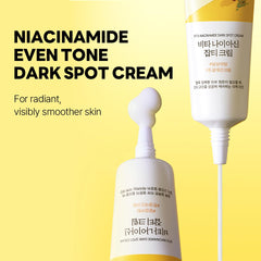 ROUND LAB Vita Niacinamide Crème - Texture lisse prête à l'application quotidienne.
