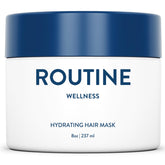 Routine Wellness masque cheveux — bouteille montrant le soin intensif pour cheveux secs et abîmés