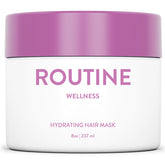 Routine Wellness Masque Cheveux Rose Musquée : bouteille prête à l’emploi pour hydrater en profondeur.