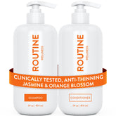 Routine Wellness pack shampooing et après-shampooing amincissement – duo volumisant pour cheveux plus forts.