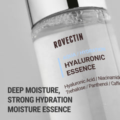 ROVECTIN Essence Aqua Hyaluronique – Texture légère pénètre rapidement et rafraîchit la peau