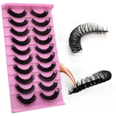 Royaomis cils faux 3D D-Curl 15mm pour un regard intense et naturel