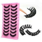 Royaomis cils faux D-Curl S06 10paris, regard plus séduisant et naturel