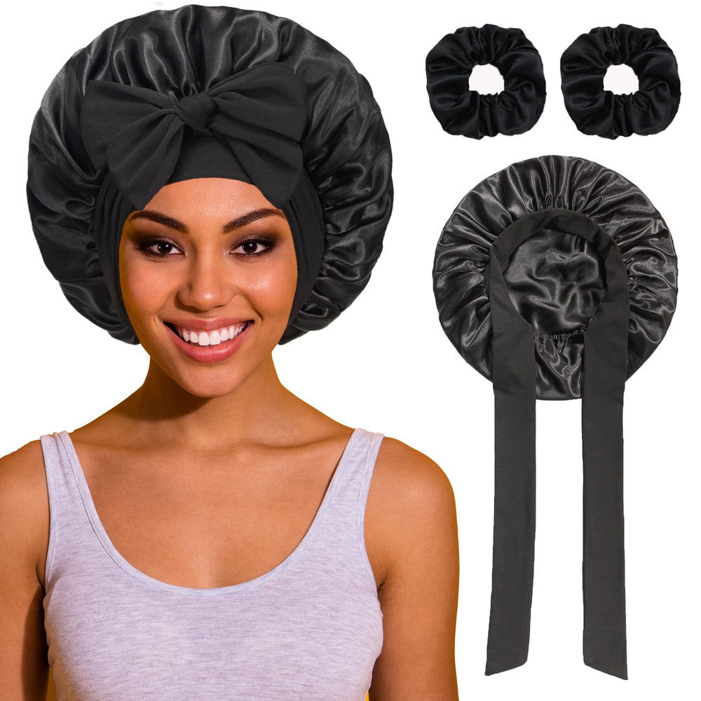RoyBENS bonnet-dormir-lien-long-ajuste pour maintien nocturne et confort.