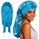 Bonnet ROYBENS long satin avec bande liee, confort nocturne