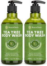 Roycederm Douche antifongique avec huile d’arbre à thé pour un nettoyage doux