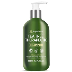 Roycederm Shampoing arbre à thé Flacon: purifie le cuir chevelu et apaise les démangeaisons.