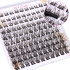 Ruairie cils en grappes 14 mm, 22 pièces, pour un effet dramatique équilibré.