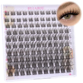 Ruairie cils en grappes 8 mm, 22 pièces, pour un look naturel rapide.