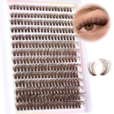 Ruairie Brown Lash Clusters 8 mm – volume naturel et léger