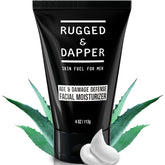 RUGGED & DAPPER Hydratant Visage Homme, bouteille 4oz, hydratation rapide et efficace.