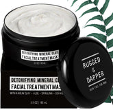Rugged & Dapper masque visage purifiant les pores, détox naturelle.