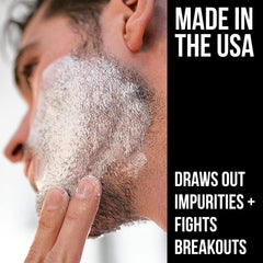 Rugged & Dapper masque visage contrôle le sébum pour peau sans brillance.