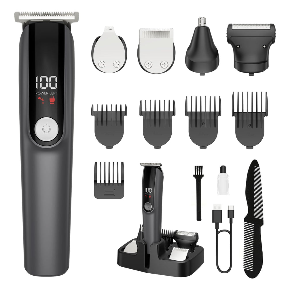 Kit ruibo-barbe 5-en-1 pour un look net et précis.