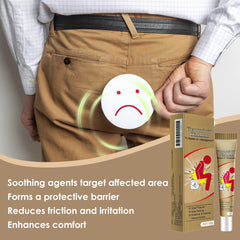 Rulinal aloe vera soothing gel on skin for gentle relief.