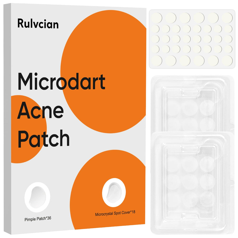 Patchs Rulvcian microdart pour l'acné du visage, ciblage précis des boutons précoces.