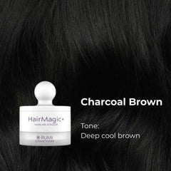 HairMagic+ offre une finition naturelle qui camoufle les racines.
