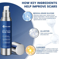 Rvlaim Gel Scar, texture non grasse, usage quotidien confortable.