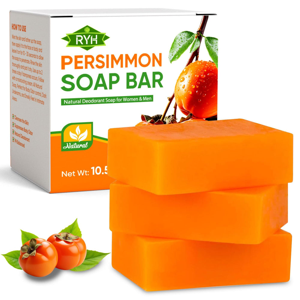RYH Savon Persimon anti-odeur pour le corps, fraîcheur durable.