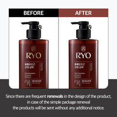 Shampoing RYO : mousse dense pour un lavage en douceur et volume.