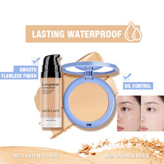 Poudre pressée SACE LADY, contrôle des brillance et fini mat impeccable.