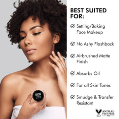 Application sur peau pour un fini lisse et naturel.