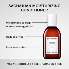 SACHAJUAN Conditionneur crème-texture, texture onctueuse pour nourrir les cheveux en profondeur.