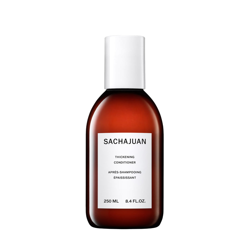 SACHAJUAN Conditionneur Épaisissant – flacon visible pour donner du volume et structure.