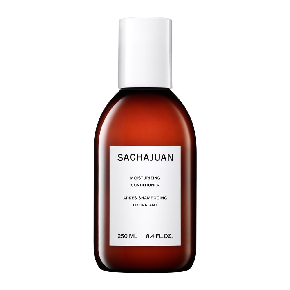 SACHAJUAN Conditionneur hydratant sur bouteille, apaise les cheveux secs et facilite le démêlage.