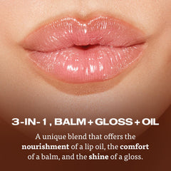 Sacheu Lip Elixir brillance gloss pour un fini éclatant.