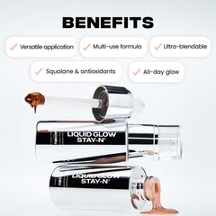 Texture translucide sur le visage donne un éclat naturel.