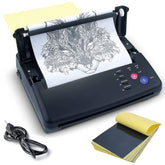Sacnahe imprimante stencil thermique noir en action, transfert rapide et précis.