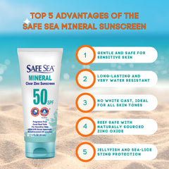 Safe Sea Application visage et corps, facile et rapide à étaler.