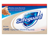 Safeguard barre antibactérienne – ensemble de 4 barres pour toute la famille.