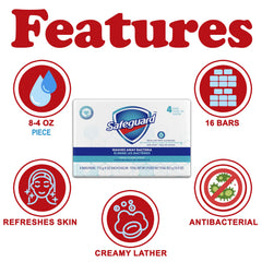 Safeguard: lot de quatre barres, pratique pour la famille et les voyages.