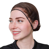 SAFEKO filet-cheveux en nylon nid-dabeille marron 18 pouces pour sécurité et confort.
