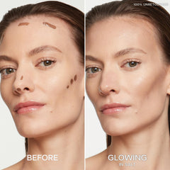 Saie Dew Bronze application visage qui fond pour un fini lumineux