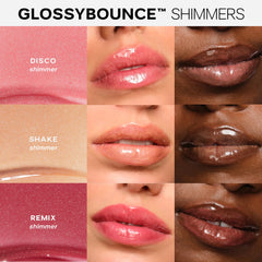 Saie Glossybounce – texture coussante non collante et longue tenue