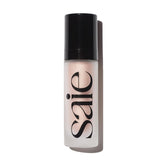 Saie Glowy Super Gel sur la bouteille Roseglow prête à hydrater et illuminer la peau.