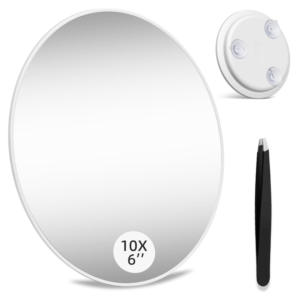 Miroir saiggnyy 10x en voyage pour un maquillage précis.