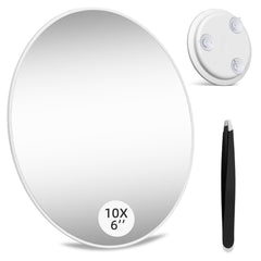 Miroir saiggnyy 10x en voyage pour un maquillage précis.