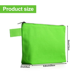 Saintrygo fermeture zip toile, pochettes robustes et faciles à ouvrir.