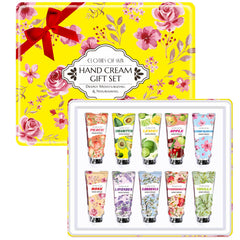Sakose Creme mains – ensemble 10-pack, pratique pour cadeaux et voyage.
