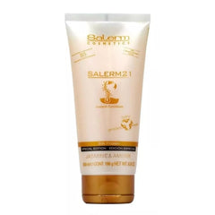 SALERM 21 Jasmin et Ambre — flacon: démêle et hydrate durablement les longueurs.