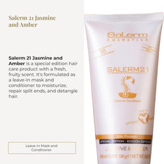 SALERM 21 Jasmin et Ambre — parfum: laisse un sillage frais sur les cheveux.