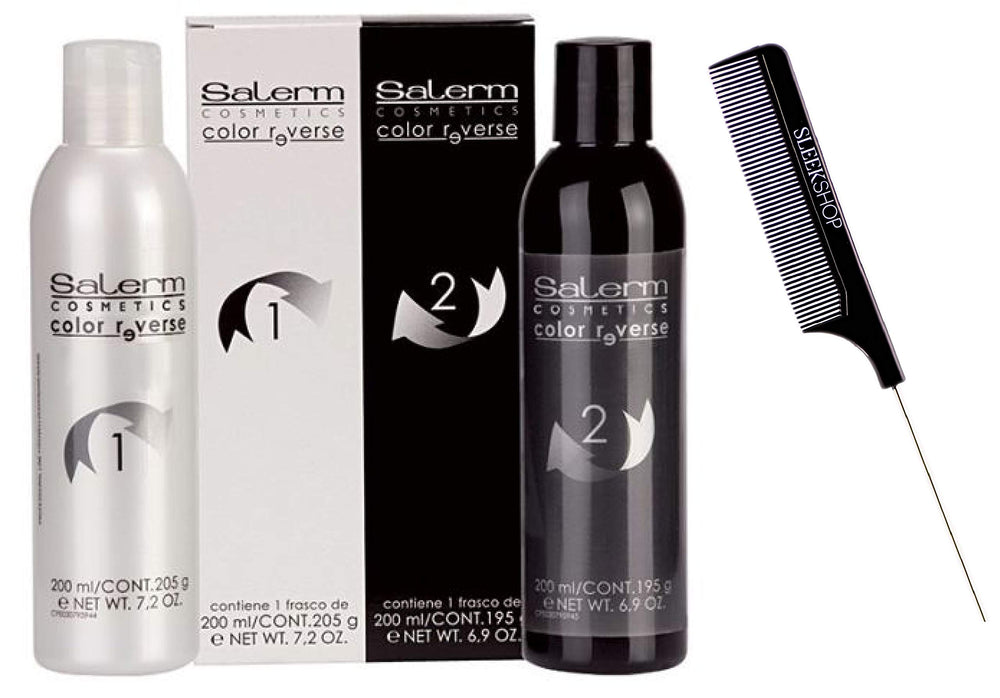 Salerm Color Reverse – kit avec peigne, élimination douce des pigments artificiels.