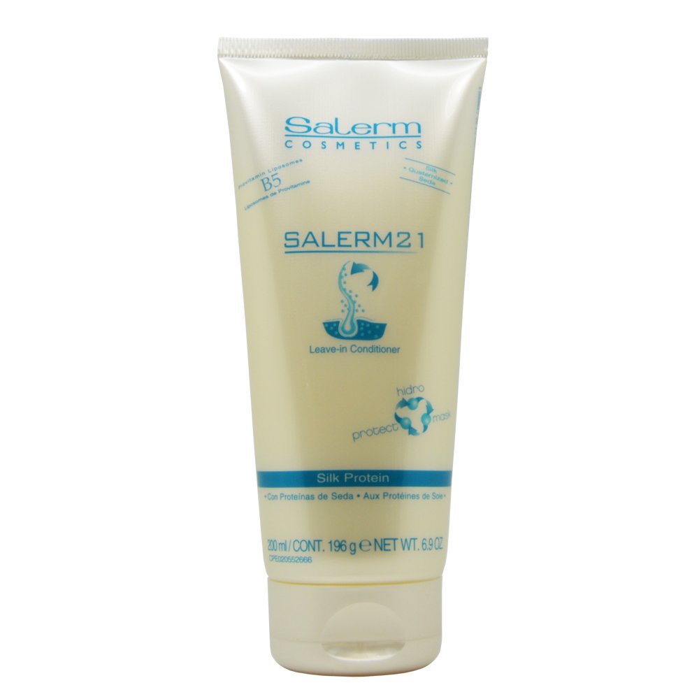 SALERM conditionneur sans rinage tube hydratant protéine de soie
