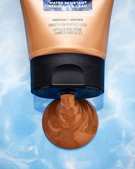 Sally Hansen Airbrush Legs: teinte moyenne pour une couvrance naturelle sur les jambes.
